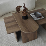 Set stolića za kavu Pariz - bronca, orah