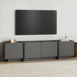 TV stalak Lowen - Antracit, Crna
