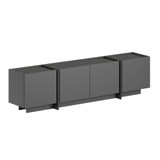 TV stalak Lowen - Antracit, Crna