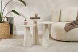 Set pomoćnih stolića Lilyum (57 + 52 + 47) - Bijela