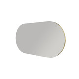 Ogledalo Riors - Tamno siva, zlatna