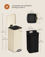 Kanta za smeće LTB593A02