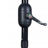 Vrtni suncobran, poluzidni suncobran za terasu, 2,7 m, sivi, MultiGarden