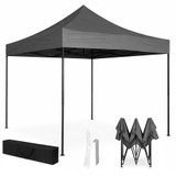 Automatski sklopivi vrtni paviljon, šator za događanja, 3x3 m, sivi, MultiGarden