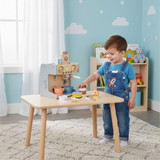 Drvena Kuhinja za Djecu 2-u-1 Barista Set sa 26 Dodaka ECOTOYS