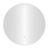 LED Kupaonsko Ogledalo Okruglo Zidno Montirano 80 cm 3 Boje Dodir Prekidač ModernHome