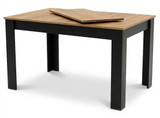 Pravokutni proširivi stol 120–160 × 80 cm za kuhinju i blagovaonicu, za 4–6 osoba, craft hrast