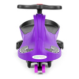 Wiggle auto igračka za vožnju LED kotači ljubičasta ECOTOYS