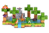 Magnetni blokovi za djecu 142 komada kocke dinosauri