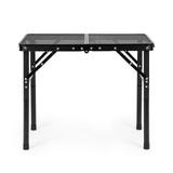 Turistički sklopivi stol 60x40 cm u koferu, crni, MultiGarden