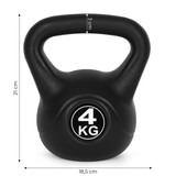 Kettlebell 4 kg za vježbanje, teg, fitness opterećenje, ModernHome