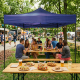 Automatski vrtni paviljon pop-up šator 3x3 m, plavi, MultiGarden