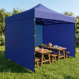 Automatski vrtni paviljon pop-up šator 3x3 m, plavi, MultiGarden