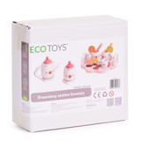 Drveni set za čaj Čajnik Šalice 14 komada ECOTOYS