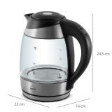 ELDOM C520 kettle sa regulacijom temperature, 1.8 L