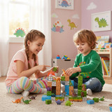 Set magnetnih kockica za djecu 114 komada – dinosauri