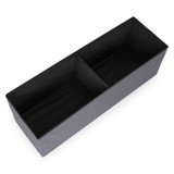 Tufted otomana 111x38 cm sa skladištem, mekana klupa sa pohranom, svetlsiva, ModernHome