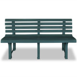 Vrtna klupa 145,5 cm plastična zelena Vrtna klupa 145,5 cm plastična zelena