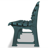 Vrtna klupa 145,5 cm plastična zelena Vrtna klupa 145,5 cm plastična zelena