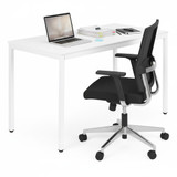 Kuhinjski stol i radni stol 4-5 osoba 120x60 cm bijeli ModernHome