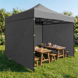 Automatski pop-up vrtni paviljon šator, 3x3 m, sivi, MultiGarden