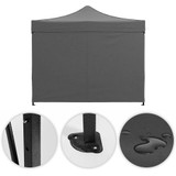 Automatski pop-up vrtni paviljon šator, 3x3 m, sivi, MultiGarden