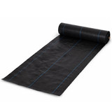 Crna UV-otporna agro tkanina 135 g/m² za zaštitu od korova 0,8×100 m, sa sponama, MultiGarden