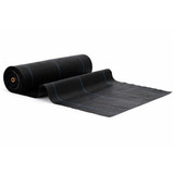 Crna UV-otporna agro tkanina 135 g/m² za zaštitu od korova 0,8×100 m, sa sponama, MultiGarden