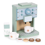 Drveni aparat za kafu za djecu Barista Set 8 dijelova ECOTOYS