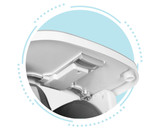 Sklopiva visoka stolica za bebe 3-u-1, siva, ECOTOYS