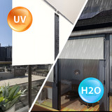 Vertikalna roleta s rukohvatom za balkon, terasu i šatori, bež boje, MultiGarden