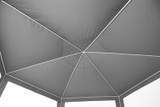 Vrtni paviljon šator 2x2x2 m sa prozorima, sivi, MultiGarden