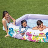 Naduvavajući dječji bazen sa sjenilom ljubičaste boje INTEX 57470-DINO