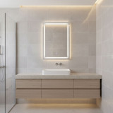 LED ogledalo za kupaonicu 50x70 cm sa 3 boje i osjetljivim prekidačem ModernHome