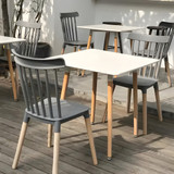 Moderan drveni kvadratni kuhinjski stol 80x80 cm, ModernHome