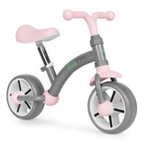 Balans bicikl za djecu, EVA točkovi, podesiva sjedala, sivi, ECOTOYS
