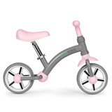 Balans bicikl za djecu, EVA točkovi, podesiva sjedala, sivi, ECOTOYS
