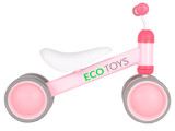Balans bicikl, vježbacikl, mini bicikl za djecu, roza ECOTOYS