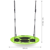 Vrtna ljuljačka gniježdo 100 cm zelena ECOTOYS