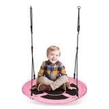 Viseća ljuljačka za djecu, 100 cm, ružičasta ECOTOYS