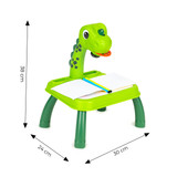 Projektor za crtanje dinosaura, 12 markera, 24 šablona