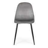 Set od 4 Velvet stolice za dnevnu sobu i blagovaonicu Grey ModernHome