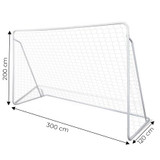 Fudbalski gol sa mrežom 300x200 cm, MOVEPRO