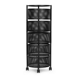 Kuhinjski Organizer sa Okretnim Policama, 5 Nivoa, Metal ModernHome