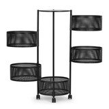 Kuhinjski Organizer sa Okretnim Policama, 5 Nivoa, Metal ModernHome