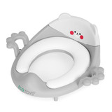 Dječji WC šoljaC sa ručkama, mekani jastuk, sivi, ECOTOYS