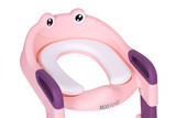 Dječje WC sjedalo sa stepenicama i ljestvicom, ružičasto, ECOTOYS