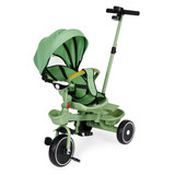 Tricikl-kolica 2u1, rotirajuće sjedalo, sklopivi baldahin, zelena, ECOTOYS