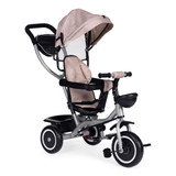 Tricikl-kolica 2-u-1 sa rotirajućom sjedalom, sklopivom sunčanom zaštitom, bež, ECOTOYS