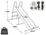 Vrtni tobogan za djecu 183 cm čelik plastika - 44106 INTEX